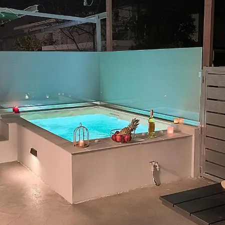 Apartment Cozy Private Plunge Pool- Fiber Internet - Private Parking *