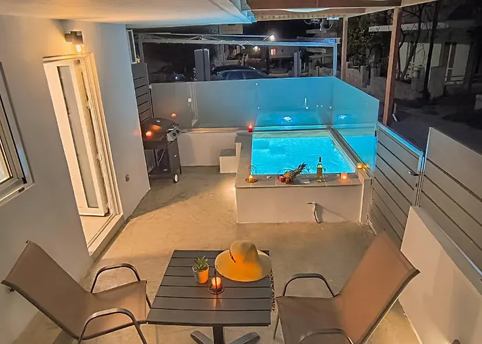 Cozy With Private Jacuzzi - Fiber Internet - Private Parking * Chania (Crete)